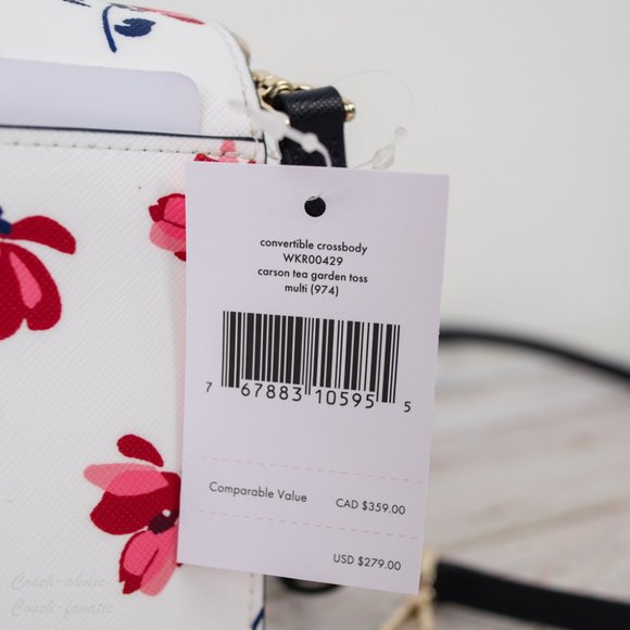 NWT Kate Spade Carson Tea Garden Toss Crossbody - Picture 4 of 10